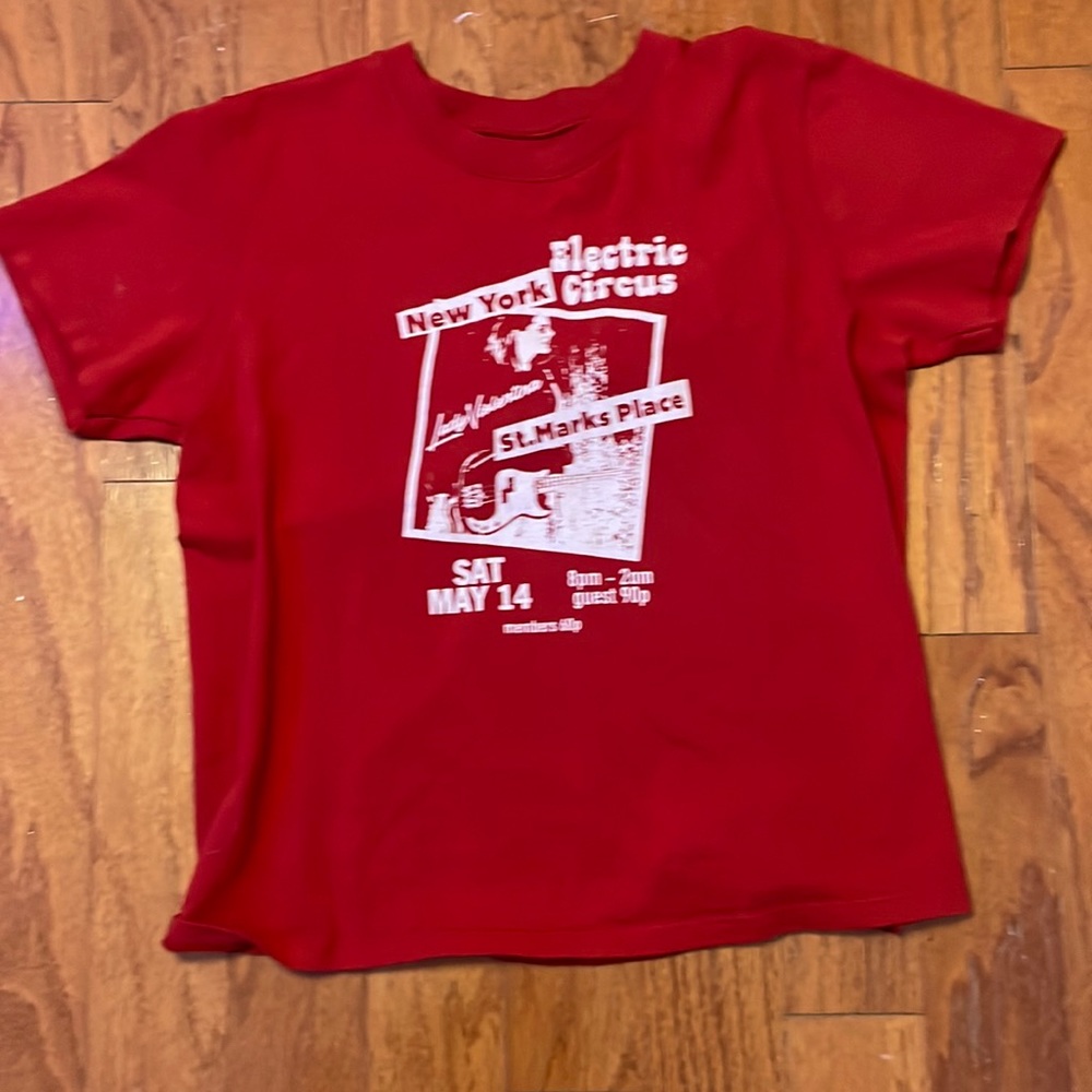 Brandy Melville Red Electric Circus Top